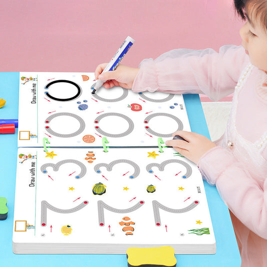 Drawing Tracing Logic Thinking Puzzle Early Educational Toys