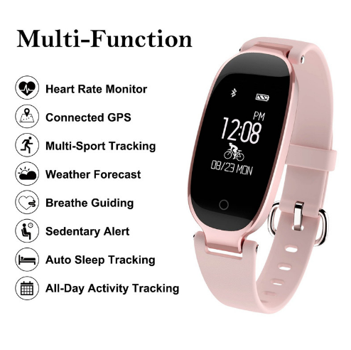 Female Fitness Tracker Wristband