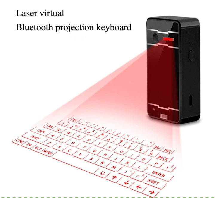 Portable Wireless Virtual Projection keyboard