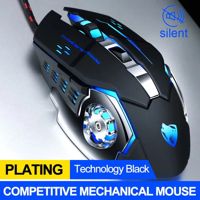 Pro Gamer Gaming Mouse 8D 3200DPI Adjustable Wired