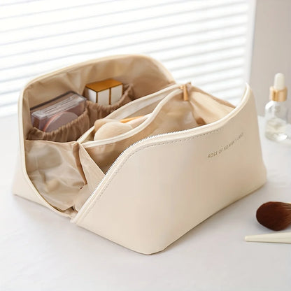 Luxury Makeup Organizer & Toiletry Kit Bag – Travel Cosmetic Case & Storage Pouch for Women