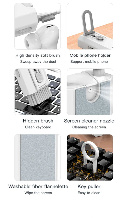 20/1 Digital Cleaning Kit – Phone, Camera, Laptop, Keyboard Cleaning Brush, Screen Cleaner & Dust Collector