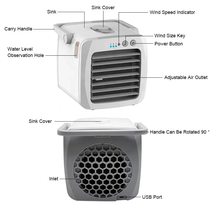 Mini USB Refrigeration Air Conditioner