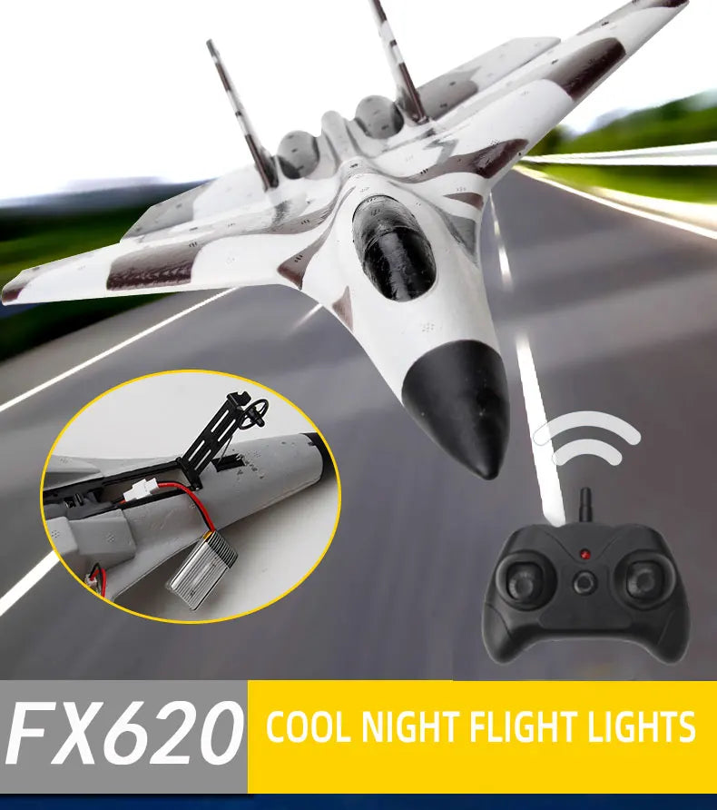 RC Foam Aircraft SU-35 Fighter Plane – 2.4G Remote Control Glider for Kids