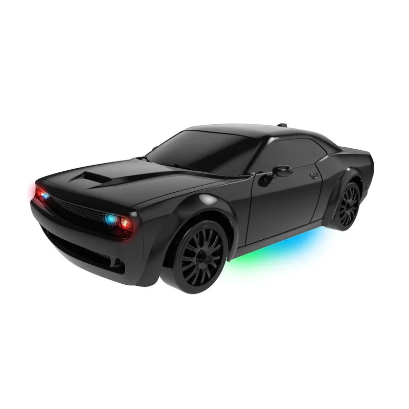 Professional RC Dodge Challenger Hellcat Remote Control Car – 4WD High-Speed Drift Racing, Sports Car with Dedicated Charging System