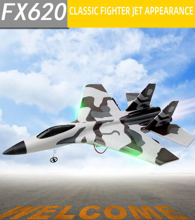 RC Foam Aircraft SU-35 Fighter Plane – 2.4G Remote Control Glider for Kids