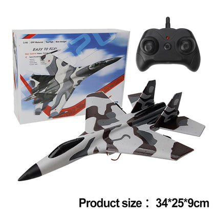 RC Foam Aircraft SU-35 Fighter Plane – 2.4G Remote Control Glider for Kids