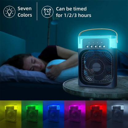 Portable Air Conditioner Cooler Fan USB Rechargeable