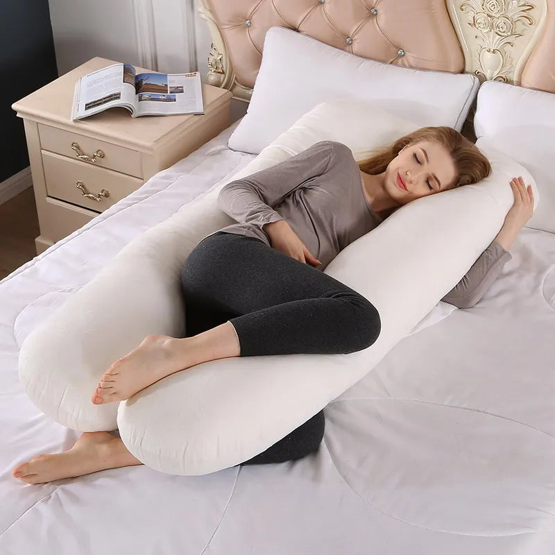 Pregnant Pillow for Pregnant Women – Soft Maternity Support Cushion for Sleep & Breastfeeding