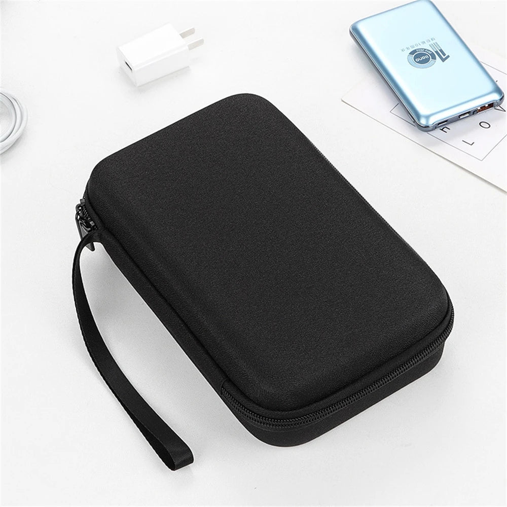 Travel Electronics Accessories Organizer – Hard Disk & Cable Portable Storage Bag, EVA Duricrust Airbag