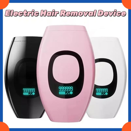 999,999 Flashes IPL Epilator – Painless Laser Hair Removal for Bikini & Facial, Professional Depilator Device with LCD Display