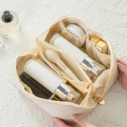 Luxury Makeup Organizer & Toiletry Kit Bag – Travel Cosmetic Case & Storage Pouch for Women