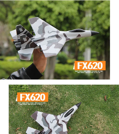 RC Foam Aircraft SU-35 Fighter Plane – 2.4G Remote Control Glider for Kids