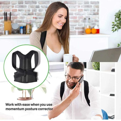 Upper Back Posture Corrector – Clavicle Support & Back Straightening Shoulder Brace Strap