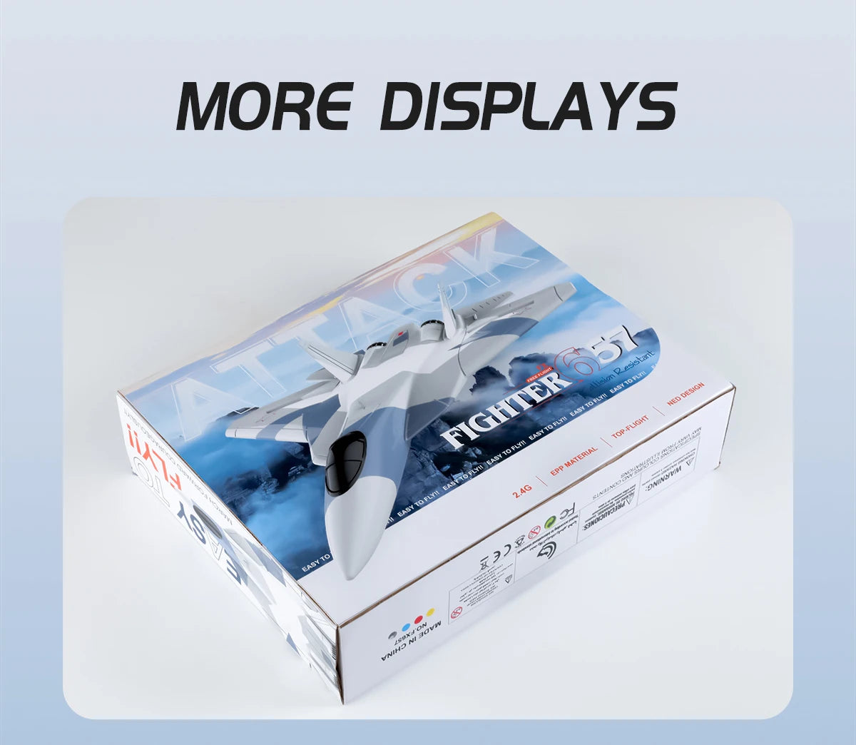 RC Foam Aircraft SU-35 Fighter Plane – 2.4G Remote Control Glider for Kids