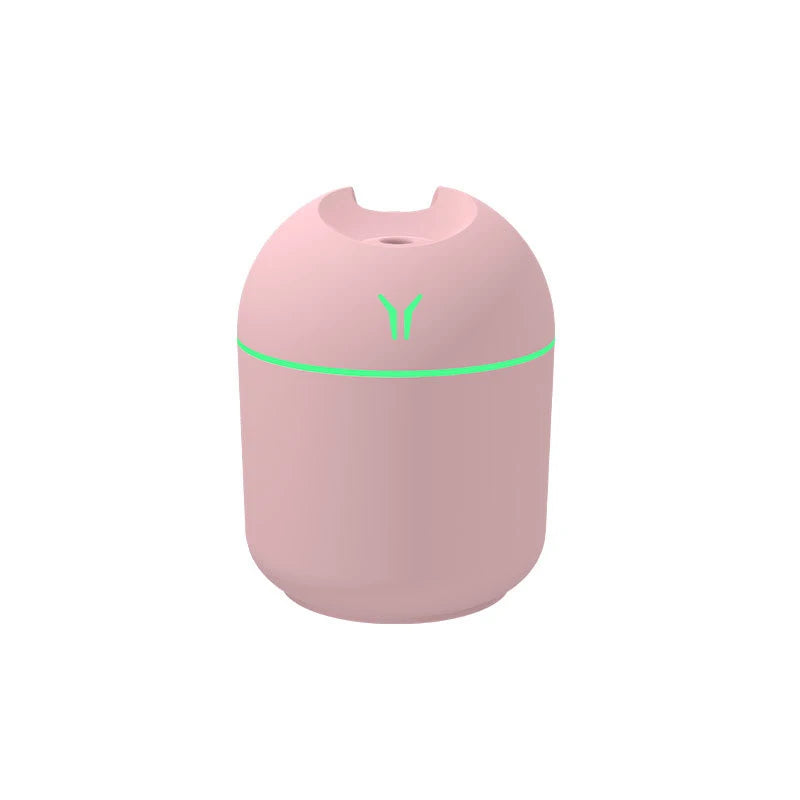 250ML Mini Aroma Oil Diffuser – USB Essential Oil Atomizer & Electric Air Humidifier with LED Night Lamp for Home & Car