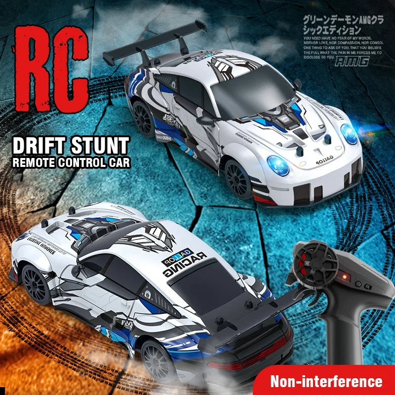 1/24 2.4G 4WD RC Car – High-Speed Drift Stunt Mini Racing Vehicle for Boys & Kids – Remote Control Christmas Gift