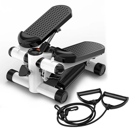 Mini Stepper Stair Stepper Max 120kg Twist Stepper Machine LED Display Fitness Stepper with Pull Rope Exercise Equipment