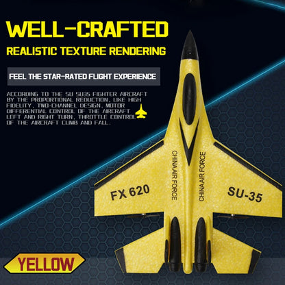 RC Foam Aircraft SU-35 Fighter Plane – 2.4G Remote Control Glider for Kids