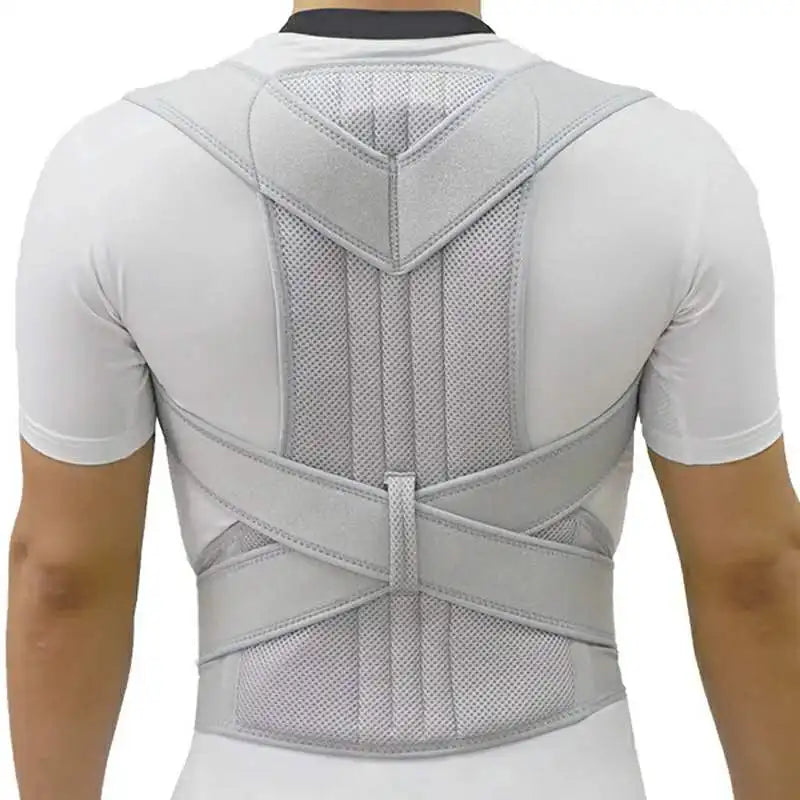 Upper Back Posture Corrector – Clavicle Support & Back Straightening Shoulder Brace Strap