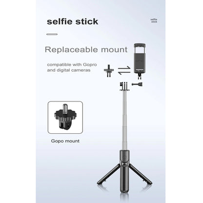 360° Rotation Selfie Stick Tripod with Wireless Remote for iPhone & Android Phone