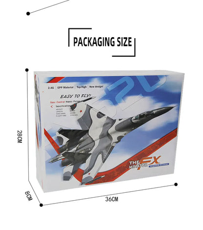 RC Foam Aircraft SU-35 Fighter Plane – 2.4G Remote Control Glider for Kids