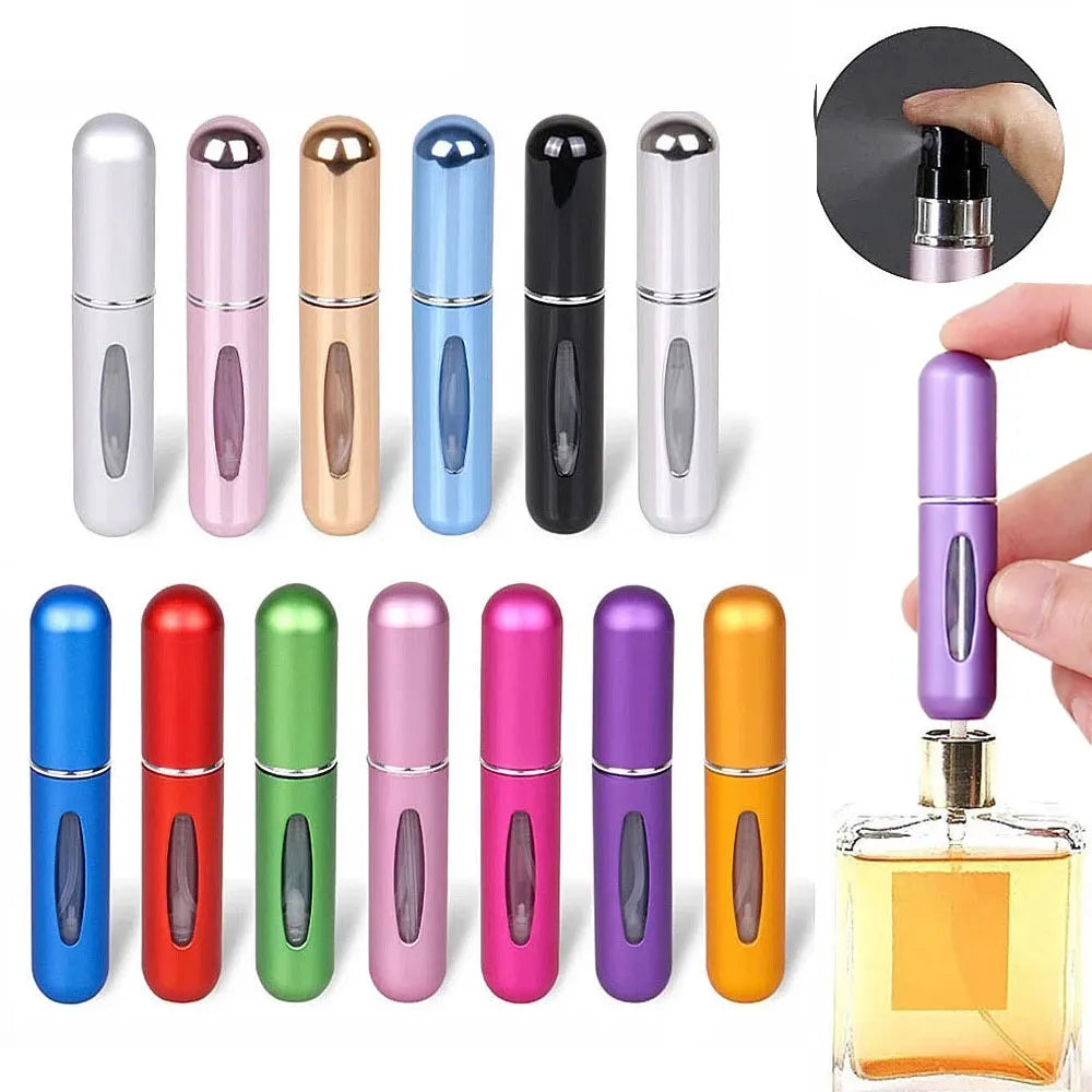 Perfume Portable Liquid Container For Cosmetics Refillable Bottle