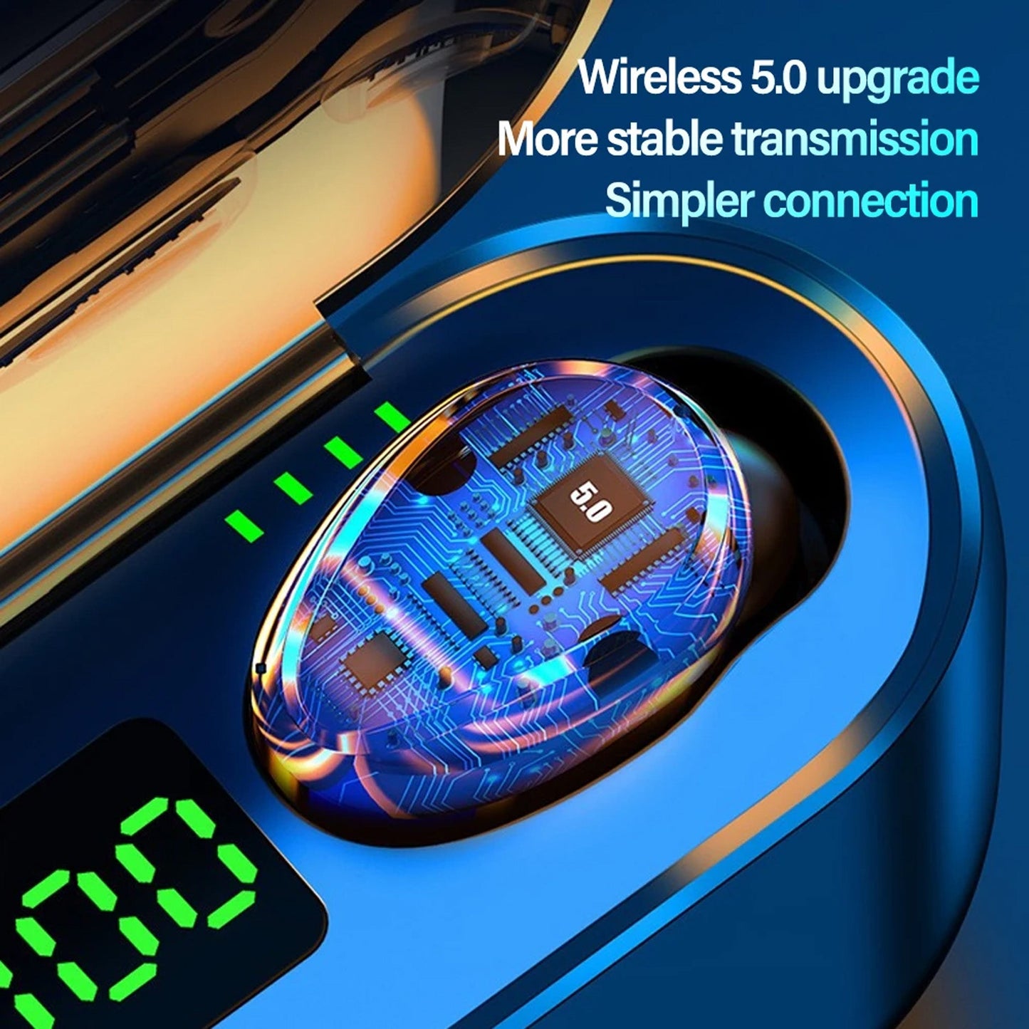 Wireless Power Bank LED Display Fast Charge Bluetooth Headset