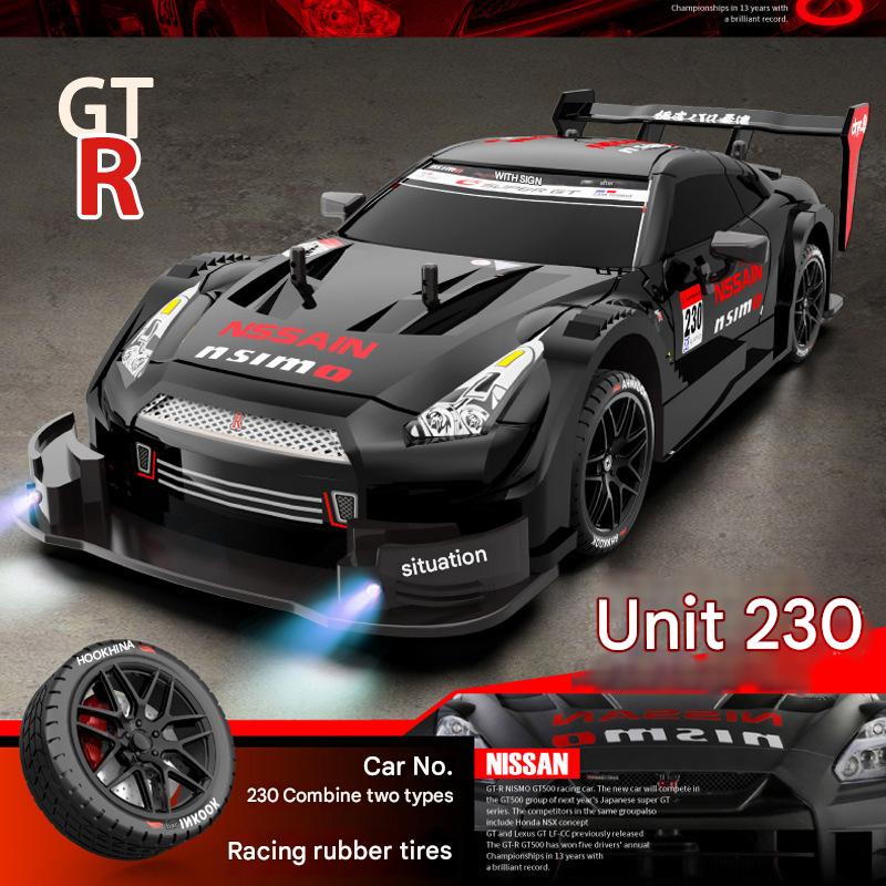 Professional RC Remote Control Drift Car - Four-Wheel Drive, High-Speed GTR Racing Toy, Variable Speed Model